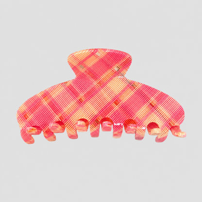 Gingham Claw Clip
