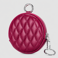 Quilted Round Coin Purse