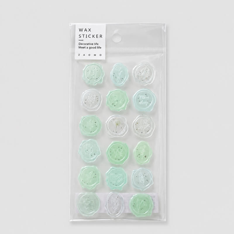 Modern Wax Seal Aesthetic PVC Decorative Stickers