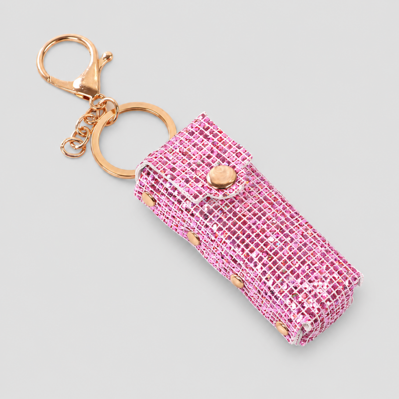 Portable Lip Balm Holder Keychain