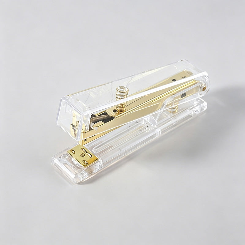 Rose Transparent Stapler