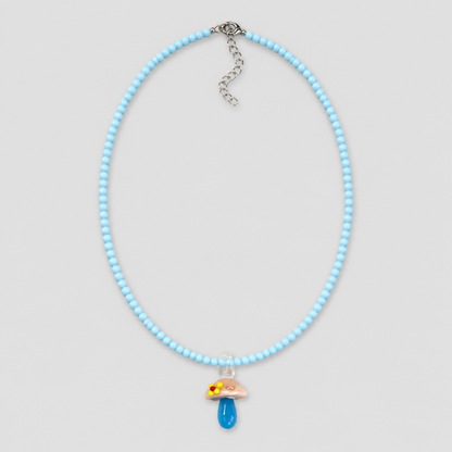 Colorful Glass Candy Bead Necklace