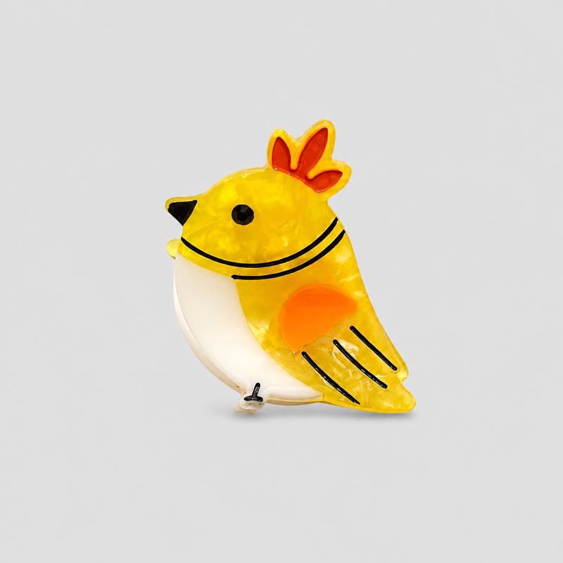 Mini Cartoon Chick Hair Clip