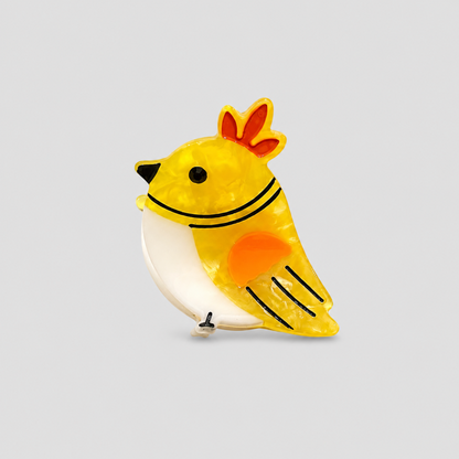 Mini Cartoon Chick Hair Clip