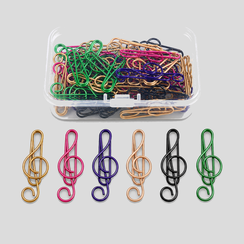 50PCS Artistic Note Paper Clips Stationery