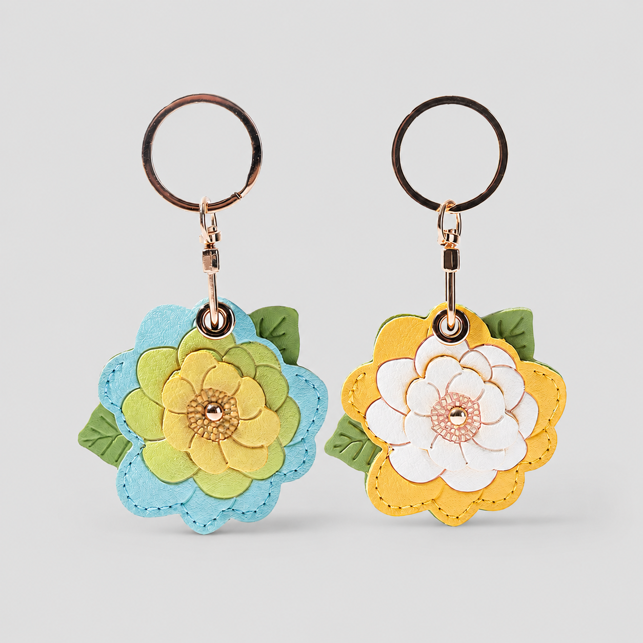 Fresh Camellia Keychain - Shopdayla Wholesale - #6322