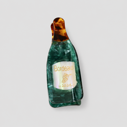 Wine Bottle Hair Claw Clip