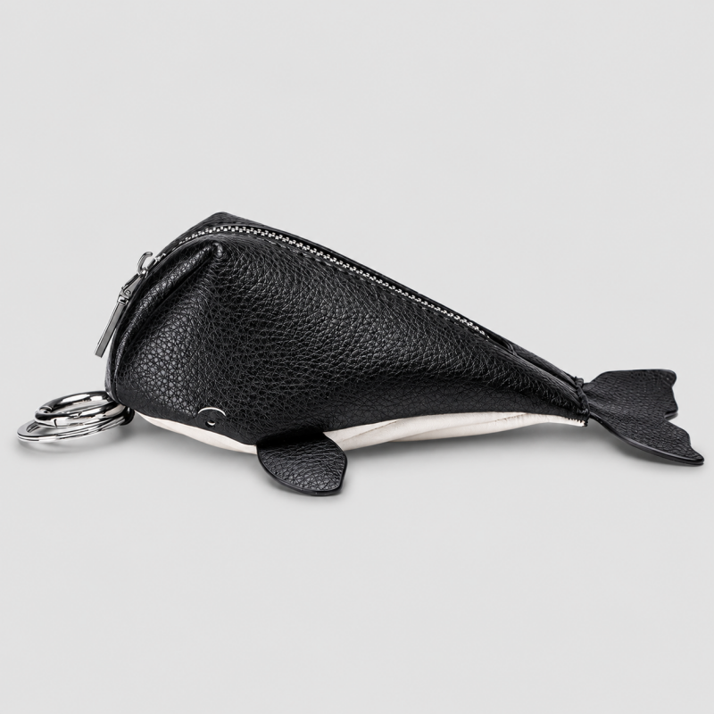 Whale Zipper Coin Pouch