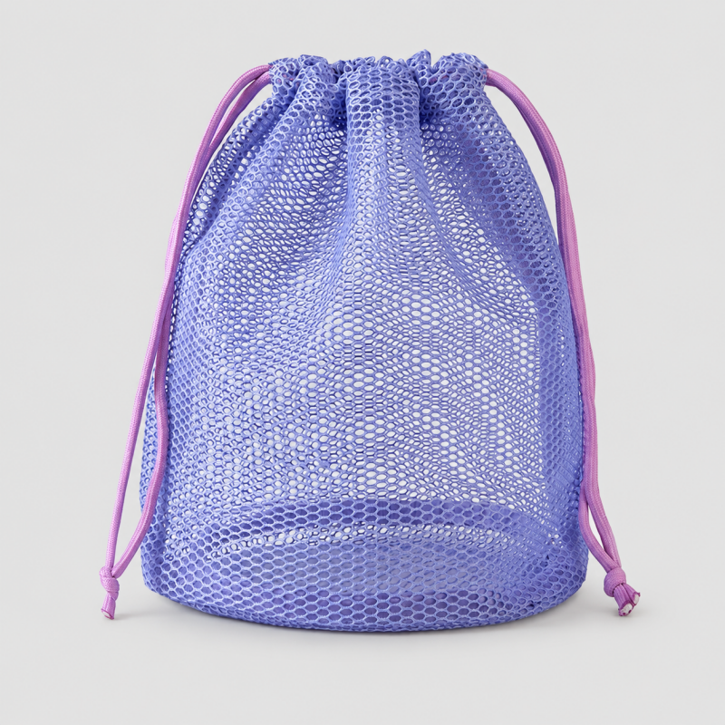 Lemon Mesh Drawstring Pouch