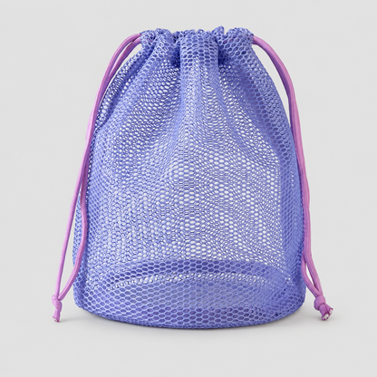 Lemon Mesh Drawstring Pouch