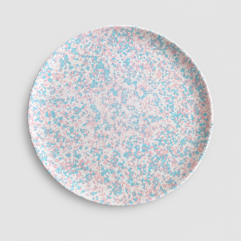Checkered Snack Plate