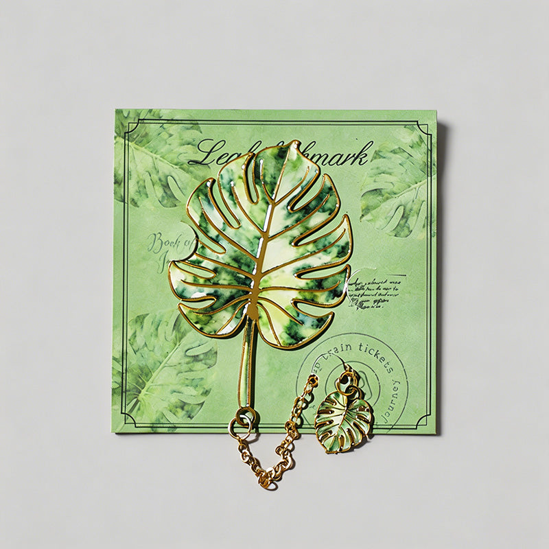 5 Random Retro Oil Painting Floral Metal Paper Clips Sets