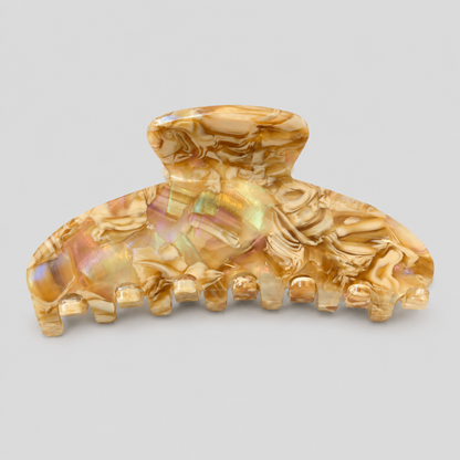 Floral Seven-Tooth Claw Clip