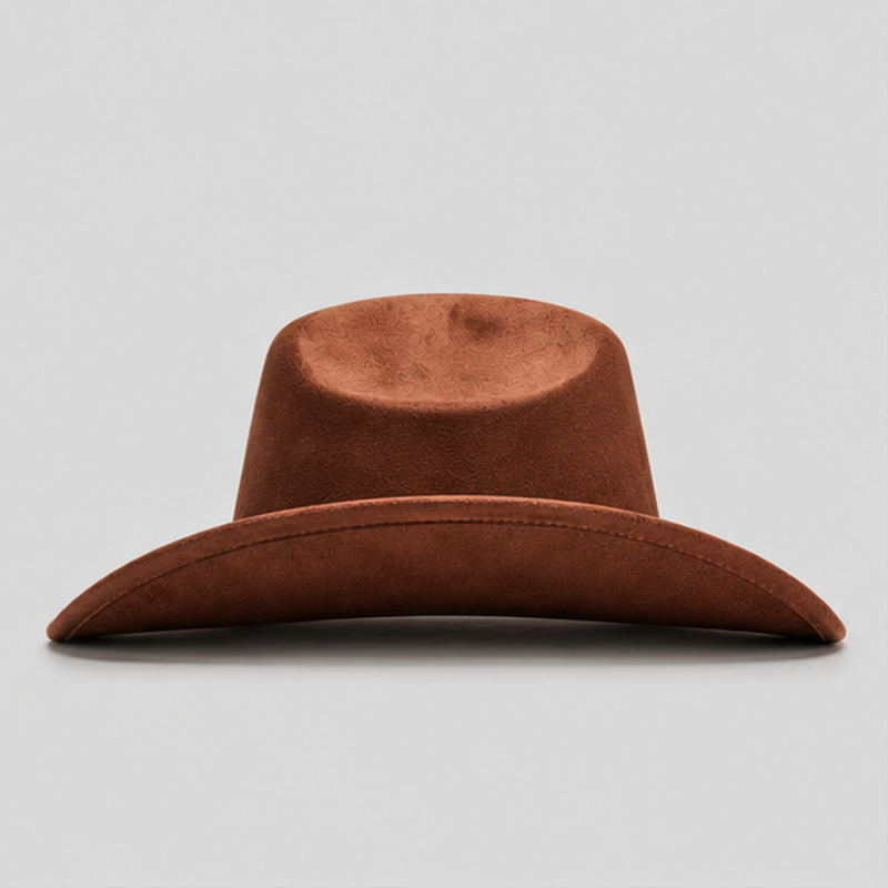 Western Cowboy Hat with Heart Concho Band