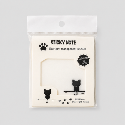 Paw Print Sticky Notes