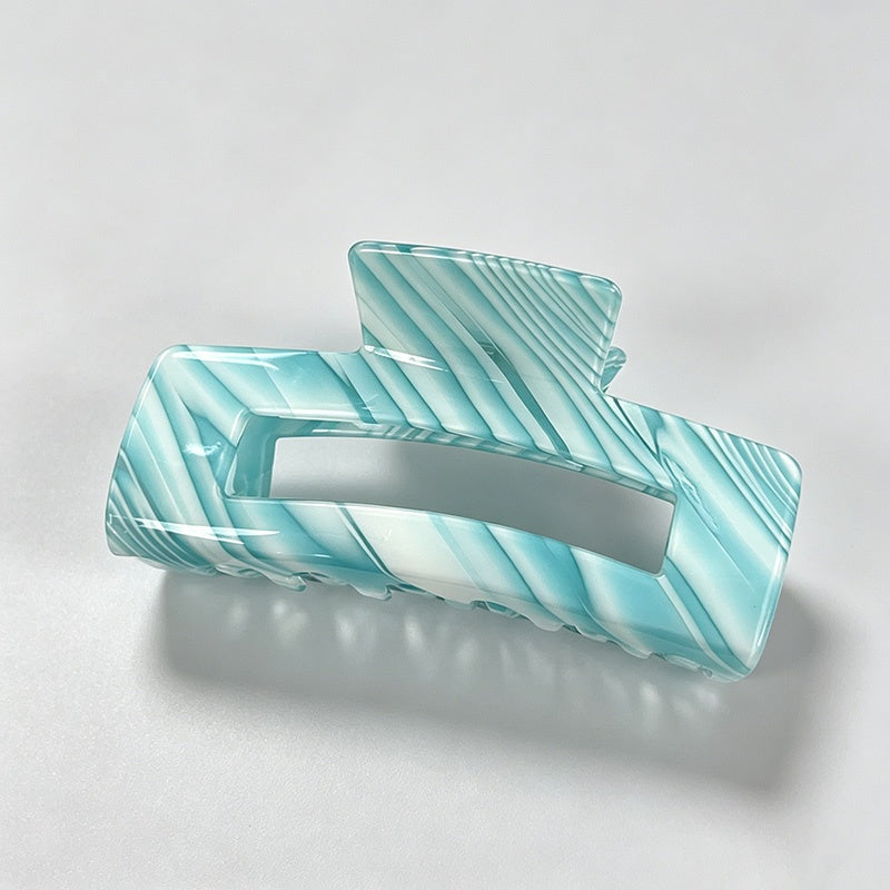 Candy Color Square Shark Hair Claw Clip