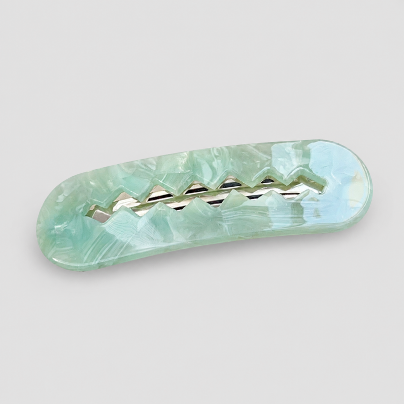 Wavy Irregular Marbled Hair Clip