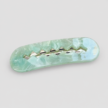 Wavy Irregular Marbled Hair Clip