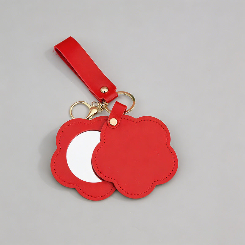 Creative Flower Mirror Keychai - Shopdayla Wholesale - #7714