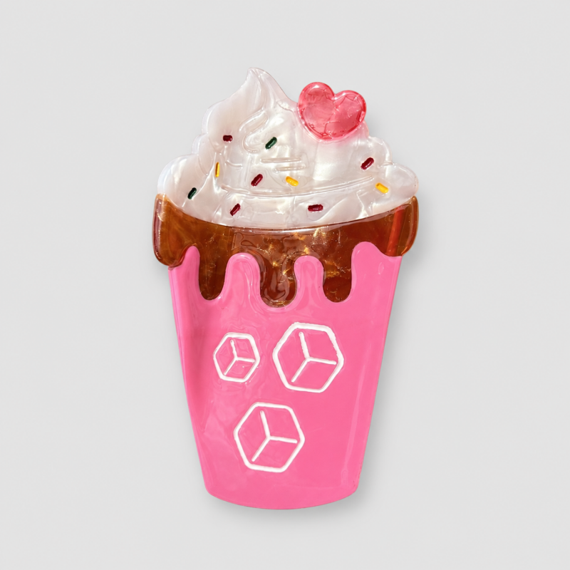 Ice Cream Shark Hair Claw Clip