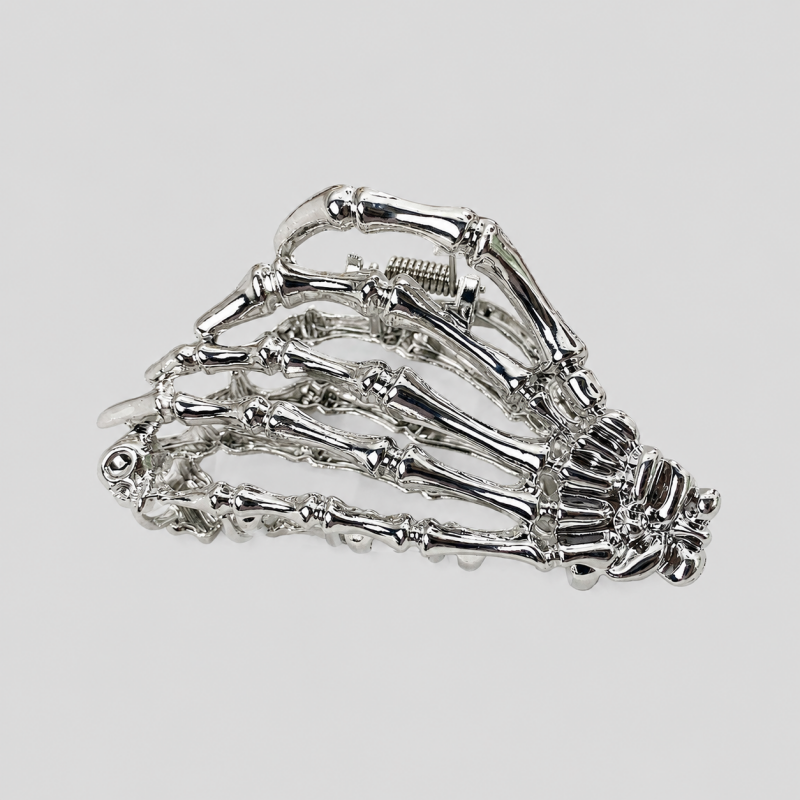 Alloy Bone & Spider Hair Claw Clips