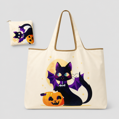 Foldable Printed Reusable Shopping Tote Bag