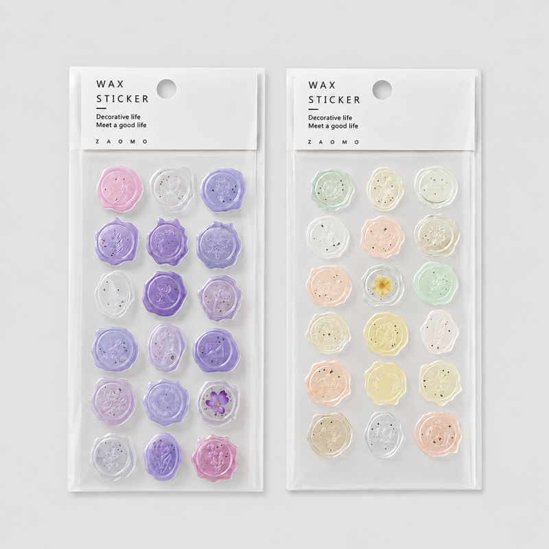 Modern Wax Seal Aesthetic PVC Decorative Stickers