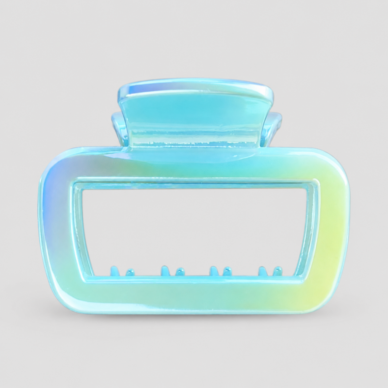 Iridescent Hollow Hair Claw Clip