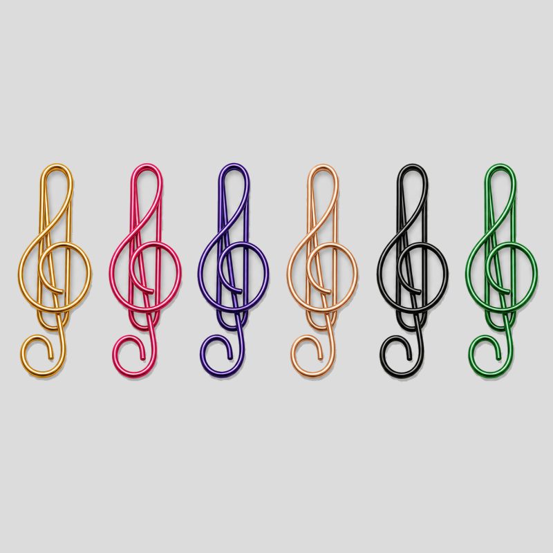50PCS Artistic Note Paper Clips Stationery