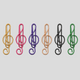 Music Note / One Size/1Boxes/50PCS