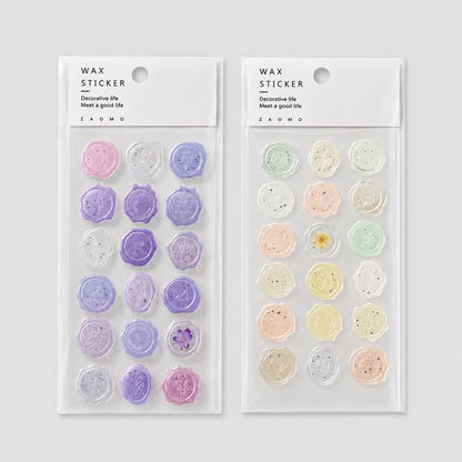 Modern Wax Seal Aesthetic PVC Decorative Stickers
