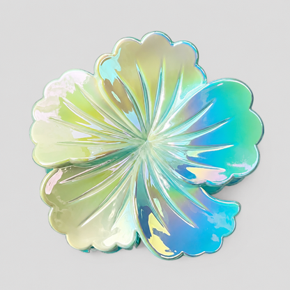 Iridescent Five-Petal Flower Hair Claw Clip