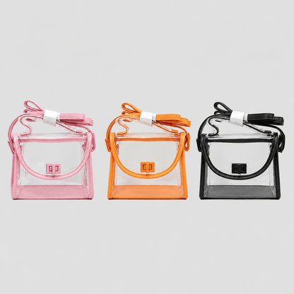 Clear Drawstring Crossbody Bag