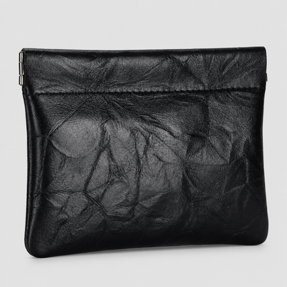 Faux Leather Pillow Coin Pouch