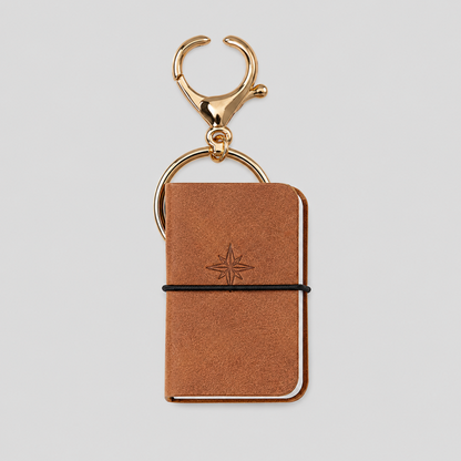 Bean Pocket Notebook Keychain