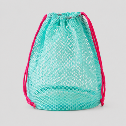 Lemon Mesh Drawstring Pouch