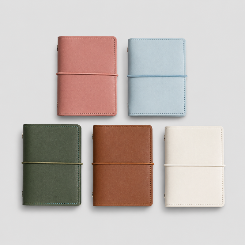 A8 Mini PU Loose Leaf Notebook