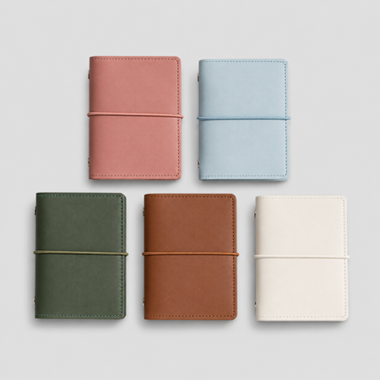 A8 Mini PU Loose Leaf Notebook