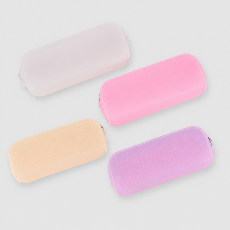 Rectangular Candy Glitter Pencil Case