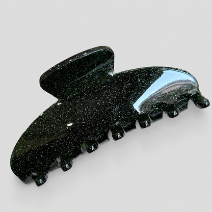 Glitter Marbled 7-Tooth Large Shark Hair Claw Clip