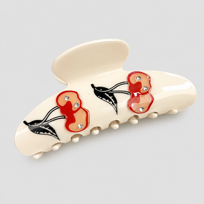 Bee & Flower Large Hair Claw Clip