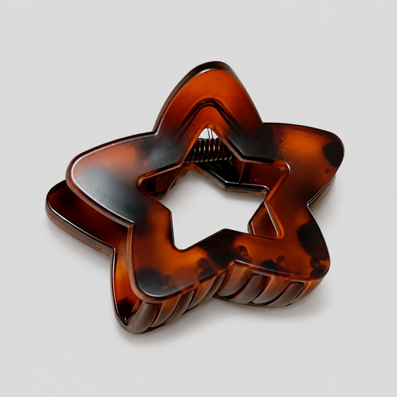 Cutout Star Claw Clip