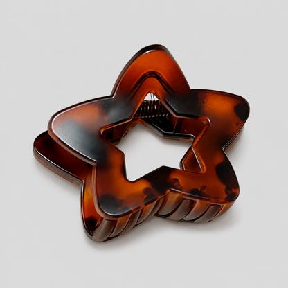 Cutout Star Claw Clip