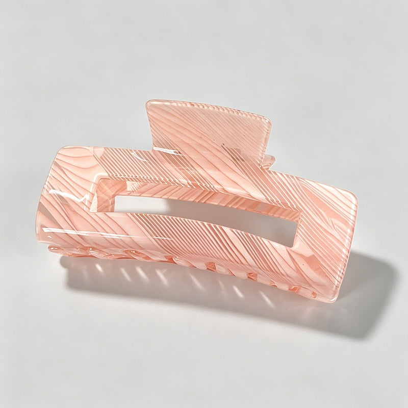 Candy Color Square Shark Hair Claw Clip