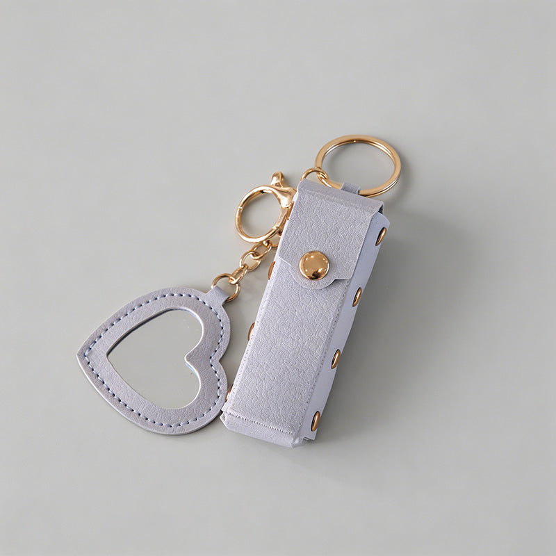 Portable Heart Shaped Mini PU - Shopdayla Wholesale - #6418