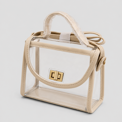 Clear Flap Shoulder Bag