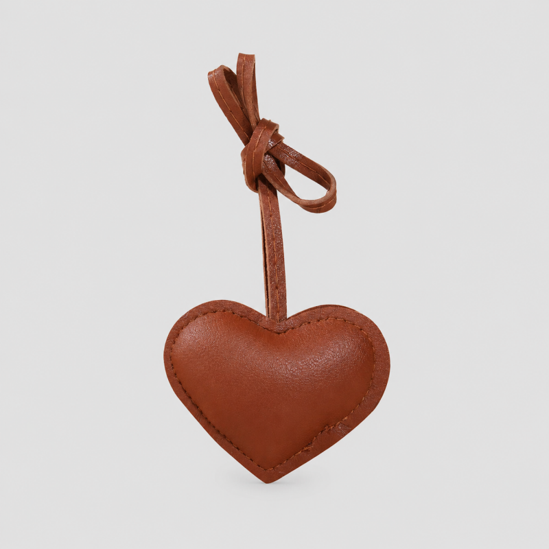Fresh 3D Heart Bag Charm