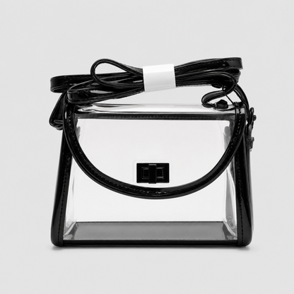Clear Drawstring Crossbody Bag
