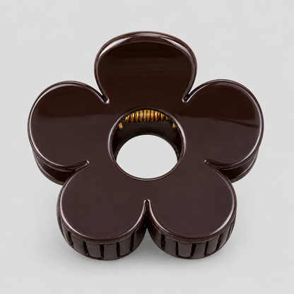 Marbled Flower Claw Clip