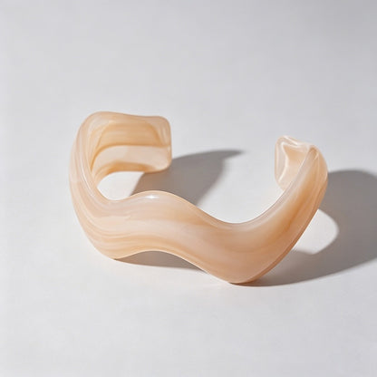 Wavy Shark Hair Claw Clip